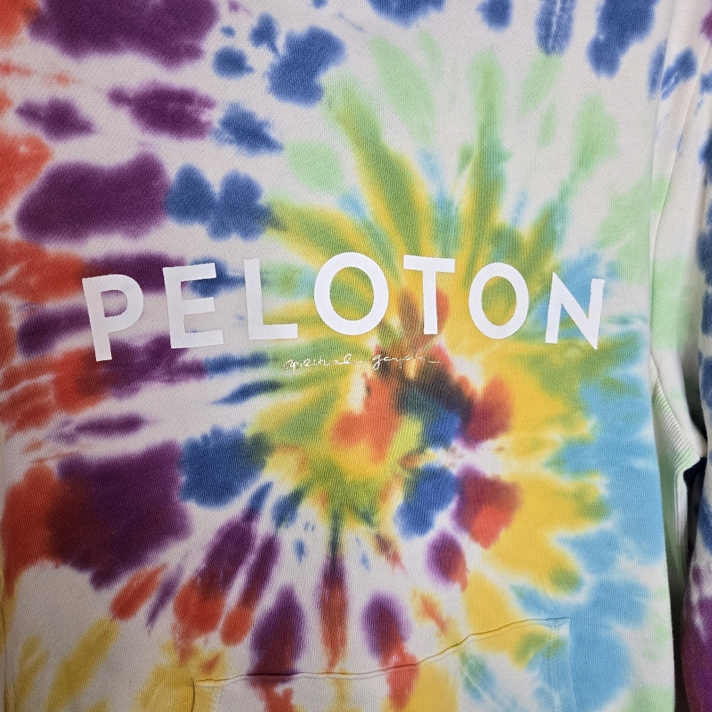 Spiritual Gangster Peloton Tie Dye Hoodie Sweater size Small Unisex 100% cotton - Picture 8 of 10